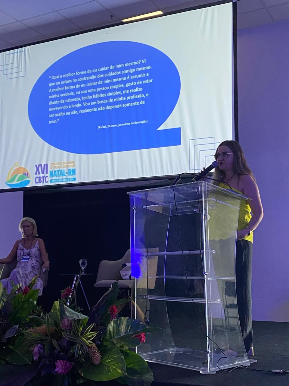 Dra Isabel Weiss palestrou no XVI Congresso da FBTC em Natal