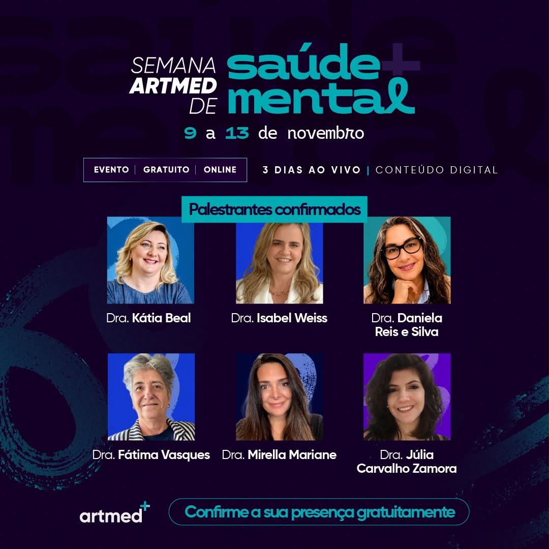 Palestrante na Semana Artmed de Saúde Mental